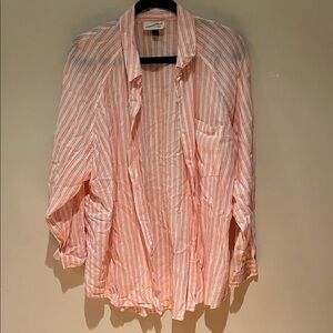 Striped pink shirt
